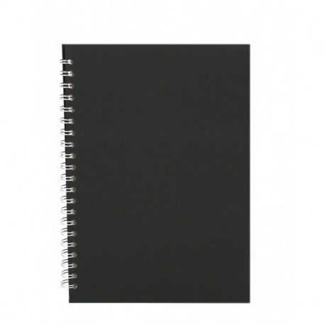 Pink Pig 74458 - Cuaderno de anillas mate negro tamaño A4