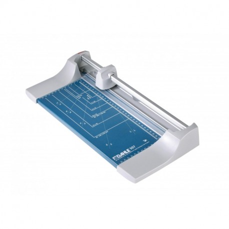 Dahle - Cizalla para papel 46,4 x 21,3 x 7,3 cm, longitud de corte 320 mm, capacidad de corte 0,8 mm, tamaño A4 , color azul