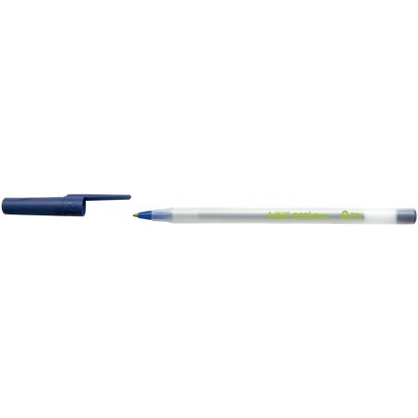 BIC Round Stic - Paquete de 60 bolígrafos reciclado, color azul