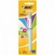 BIC 4 Colores Fun - Bolígrafo en 4 colores, multicolor