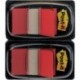 Post-It 680-R2 - Pack de 2 marcadores index, 25.4 x 43.1, multicolor