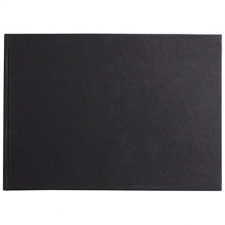 Clairefontaine horizontal de cuaderno de Goldline 29,7 x 21 cm, negro
