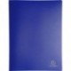 Exacompta 8562E - Carpeta de 60 fundas PVC, A4, color azul