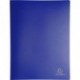 Exacompta 8562E - Carpeta de 60 fundas PVC, A4, color azul