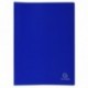 Exacompta 8562E - Carpeta de 60 fundas PVC, A4, color azul