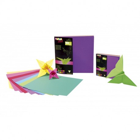 Clairefontaine - Papel para origami 20 x 20 cm, 80 g, 10 colores 