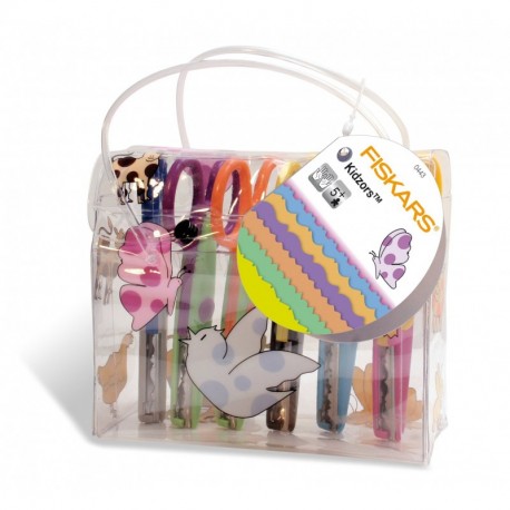 Fiskars Kidzors - Set de 6 tijeras en bolso