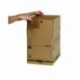 Bankers Box 62053 - Caja de transporte y mudanza, grande, color beige