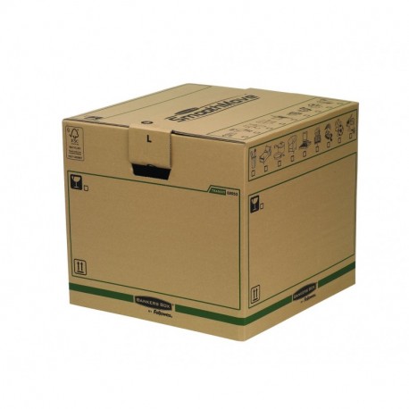 Bankers Box 62053 - Caja de transporte y mudanza, grande, color beige
