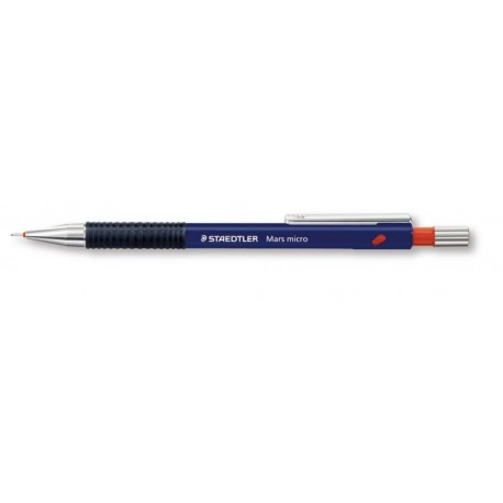 Staedtler Micro 775 - Portaminas 10 unidades, 0,9 mm, recargables, caña de plástico con manguito ergonómico de goma , color 