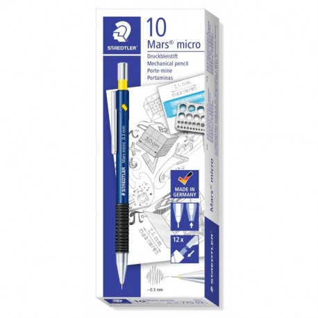 STAEDTLER 775 03 - Pack de 10 portaminas