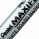 Pentel Maxiflo - Lote de 12 rotuladores para pizarra blanca punta mediana, tinta líquida , color verde