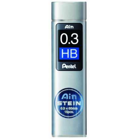 Pentel C273-HBO - Minas HB, 0.3 x 60 mm 