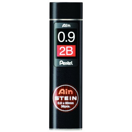 Pentel C279-2BO - Minas 2B, 0.9 x 60 mm 