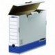 Fellowes Bankers Box 00236 - Caja de archivo definitivo automático, A3, lomo 100 mm, blanco y azul 10 unidades 