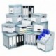 Fellowes Bankers Box 00236 - Caja de archivo definitivo automático, A3, lomo 100 mm, blanco y azul 10 unidades 