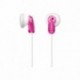 Sony MDRE9LPP - Auriculares de botón, blanco y rosa