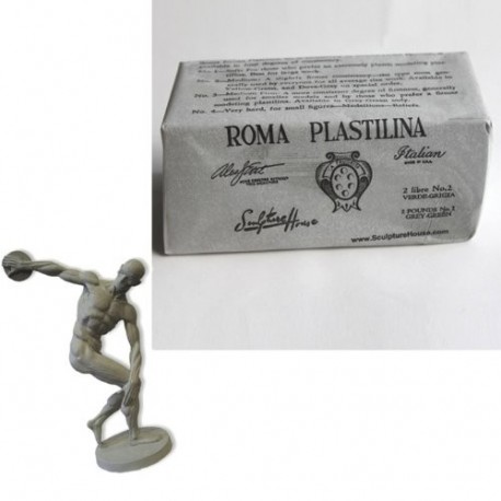 Roma Plastilina No. 2 Med gris-Green