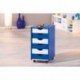 Link 40100660 ABC Beppo - Cajonera con ruedas, color azul y blanco