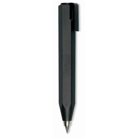 Worther - Lápiz corto con clip, color negro
