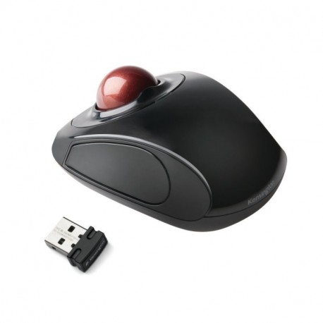 Kensington K72352EU Orbit Mouse - Ratón Ergonómico Inalámbrico con Bola de Desplazamiento, Compatible con Windows y Macos, Ro