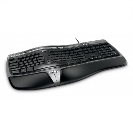 Microsoft Natural Ergonomic Keyboard 4000 f/Business - Teclado USB, QWERTY, 0-35 °C, Negro, -40-60 °C, 5-80% 