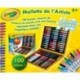 Crayola - Maletín para colorear con 100 accesorios +4 años 