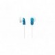 Sony MDRE9LPL - Auriculares de botón, blanco y azul