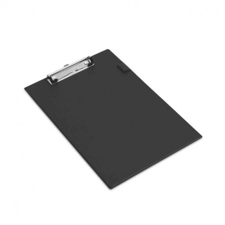 Rapesco documentos - Portapapeles con pinza/clip de seguridad, color negro