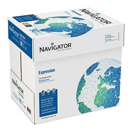 Navigator Expression - Paquete de 2500 folios de papel para impresora/fotocopiadora 90g/m² A4