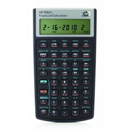 HP 10 BII + - Calculadora financiera - negro