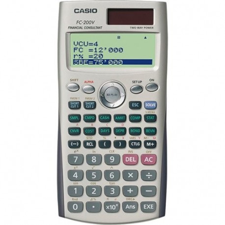 Casio fc-200 V calculadora financiera