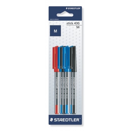 STAEDTLER 430MSBK6D - Pack de 6 bolígrafos