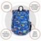 Obersee Kids - Mochila preescolar todo en uno con bolsa isotérmica, con estrella de llamativos diamantes Rhinestone