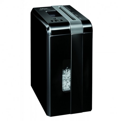 Fellowes DS-500C - Destructora trituradora de papel, corte en partículas, 5 hojas, negro