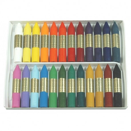 Manley Ceras 30 Unidades, Ceras de Colores Profesionales, Estuche de Ceras  Blandas de Trazo Suave, Pueden Mezclarse los Colores