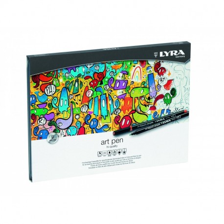 Lyra 6751200 - Rotuladores, 20 unidades Hi-Quality Art Pen