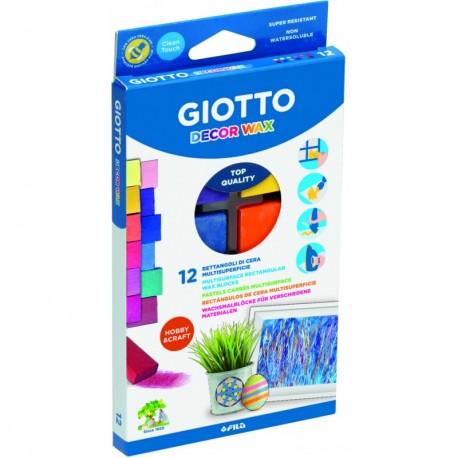 Giotto 442000 - Pack de 12 ceras