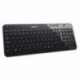 Logitech K360 - Teclado inalámbrico USB, AA , color negro -Teclado QWERTY Inglés