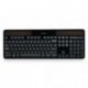 Logitech 920-002921 - Teclado solar, inalámbrico color negro