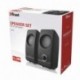 Trust Remo - Set de altavoces de ordenador de 16 W 2.0, 3.5 mm , negro