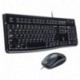 Logitech MK120 - Pack de teclado y ratón QWERTY Español , negro