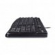 Logitech K120 - Teclado con conectividad USB, Negro, QWERTY español