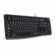 Logitech K120 - Teclado con conectividad USB, Negro, QWERTY español