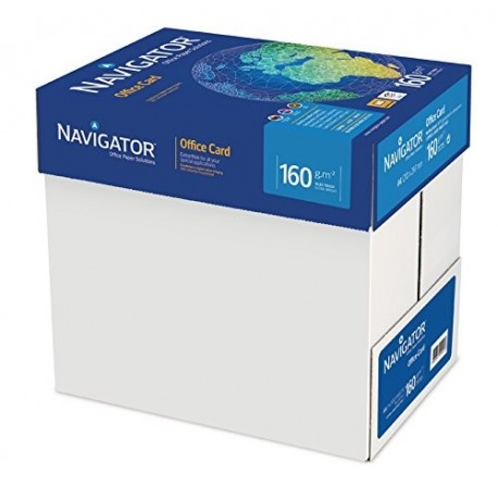Navigator Office Card - Caja con folios de papel multifunción, 250 hojas, 5 paquetes