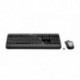 Logitech MK520 - Pack de teclado y ratón inalámbricos ratón óptico, teclado QWERTY español, 2,4GHz , negro