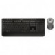 Logitech MK520 - Pack de teclado y ratón inalámbricos ratón óptico, teclado QWERTY español, 2,4GHz , negro