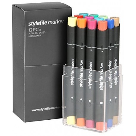 Stylefile Marker Set B, Set de 12