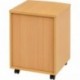 Piranha Trading Cajonera y archivador A4 con Cerradura para despacho y Oficina en casa melamina Efecto Haya PC 10b