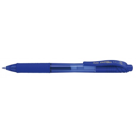 Pentel EnerGel-X - Bolígrafos retráctiles 12 unidades, punta de 0,7 mm , color azul